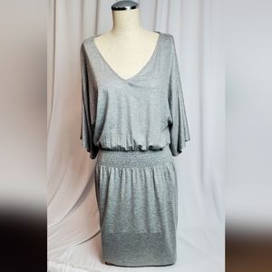 Kimono smocked waist dress